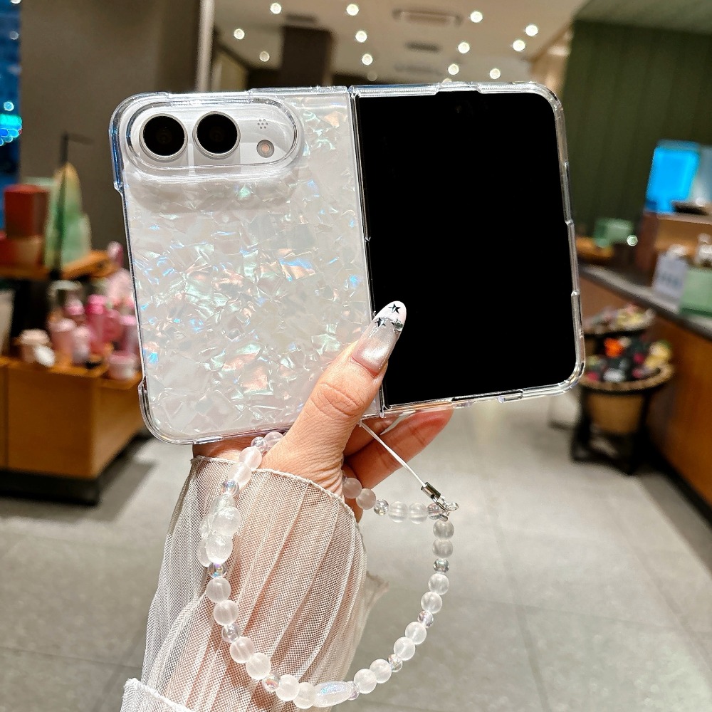 Camera Wrist Strap - غطاء هاتف صلب بتصميم قشرة قزحية