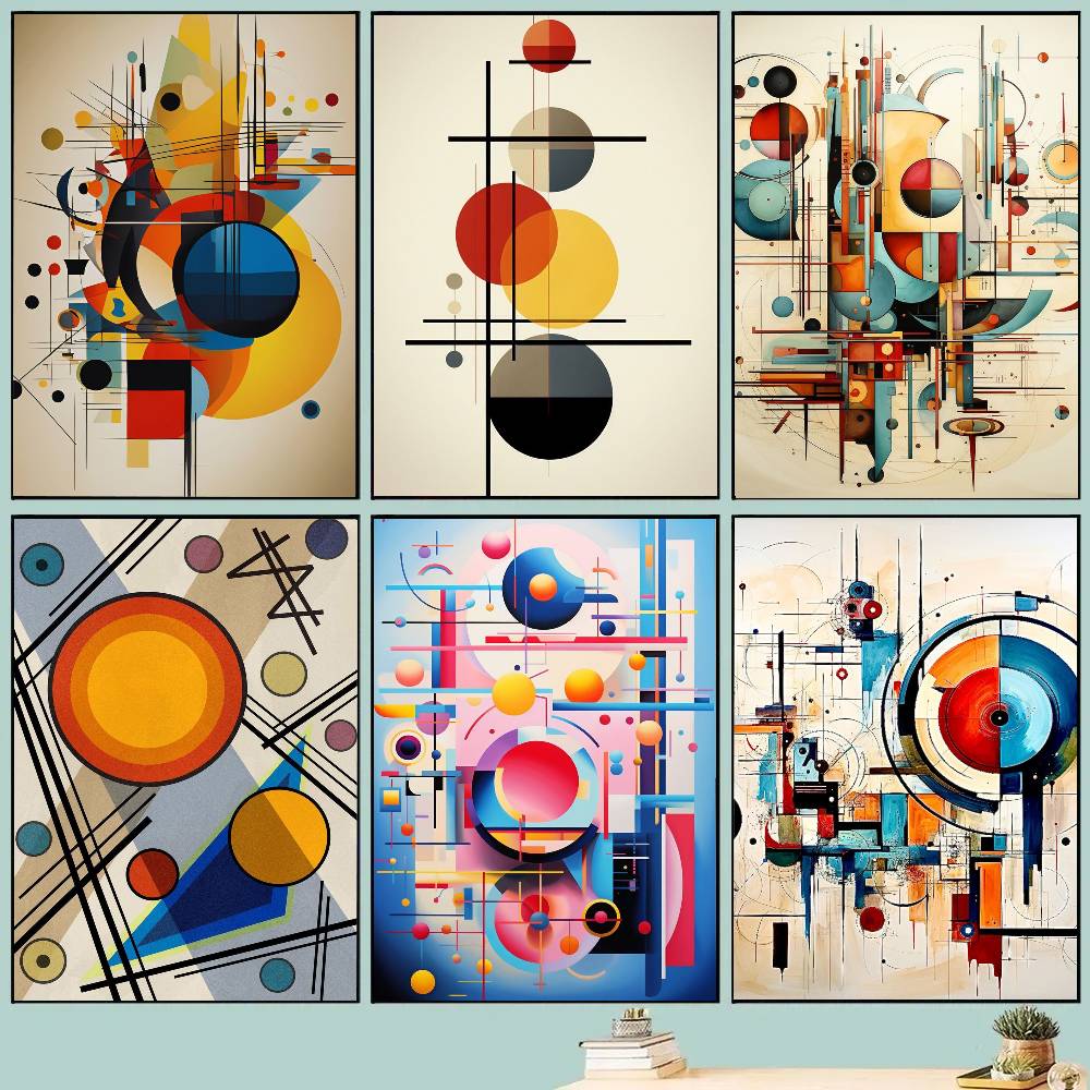 لوحات فنية هندسية مجردة لغرفة  - مراجعة Photography Geometry وسعره