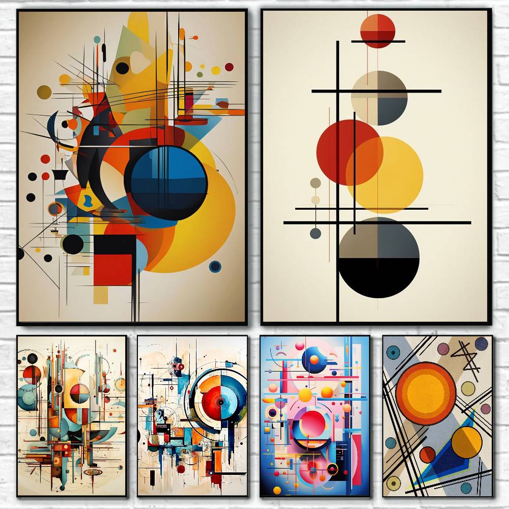 لوحات فنية هندسية مجردة لغرفة  - مراجعة Photography Geometry وسعره