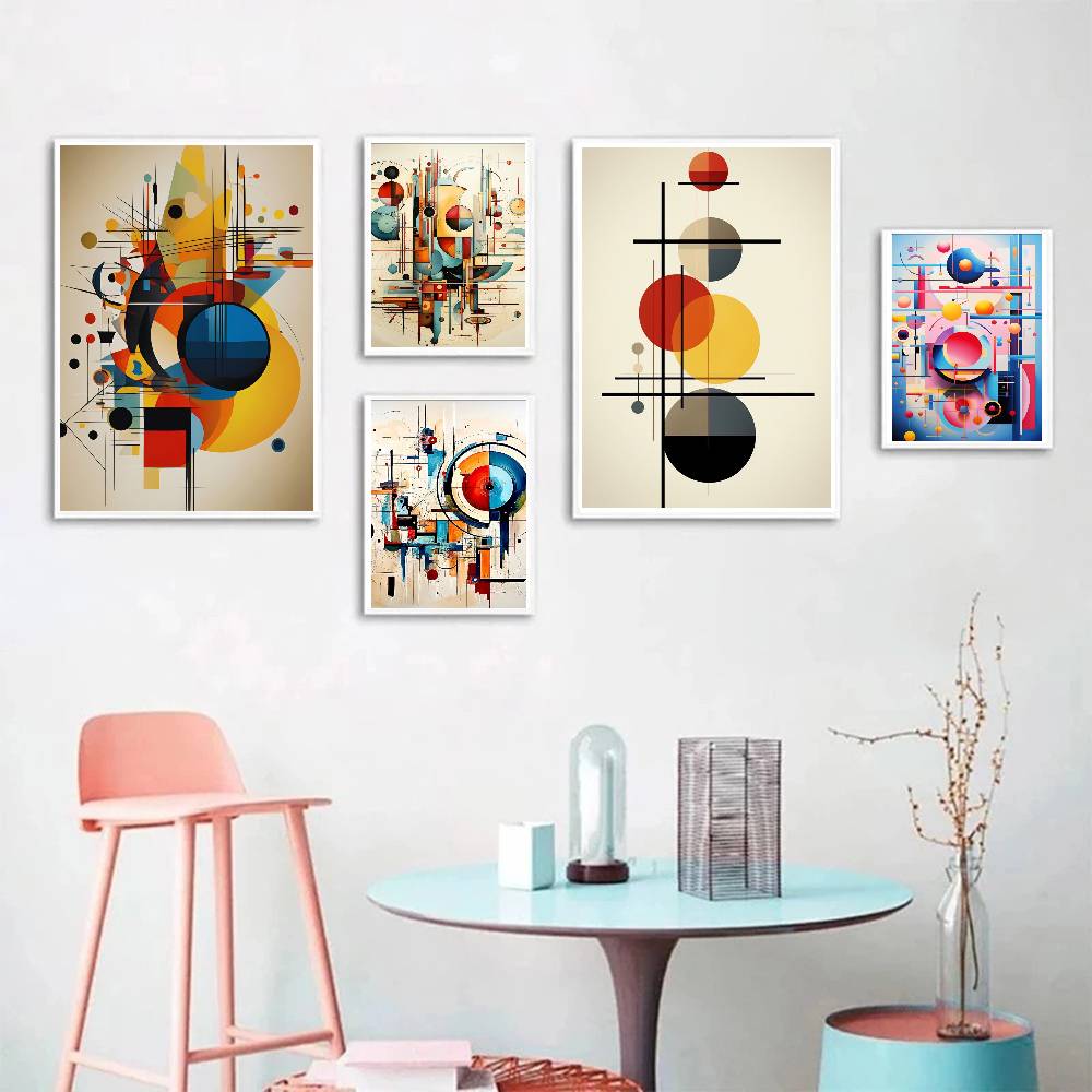 لوحات فنية هندسية مجردة لغرفة  - مراجعة Photography Geometry وسعره